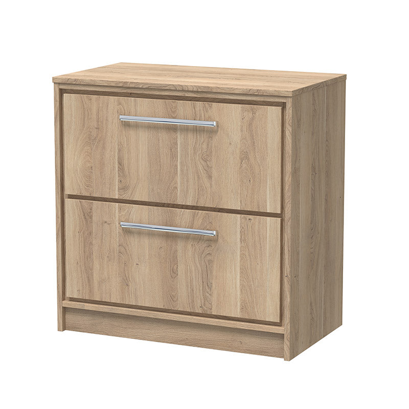 Hudson Reed Lille Floor Standing Double Drawer 800mm Vanity with Matching Worktop (1 size, 3 colours) - Brand New Bathrooms