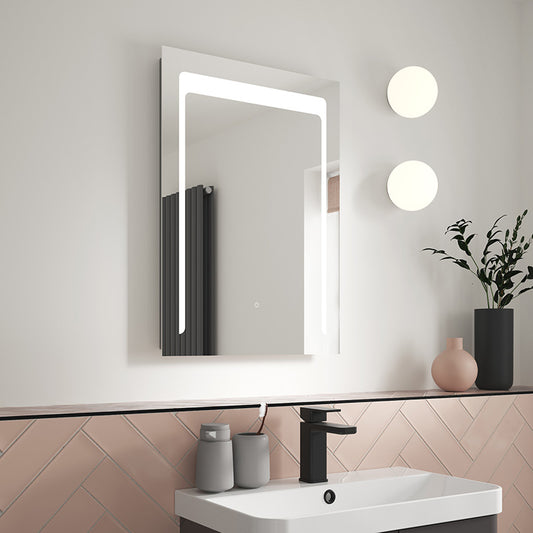 Nuie Carina 700mm x 500mm LED Mirror (Glass) - Brand New Bathrooms