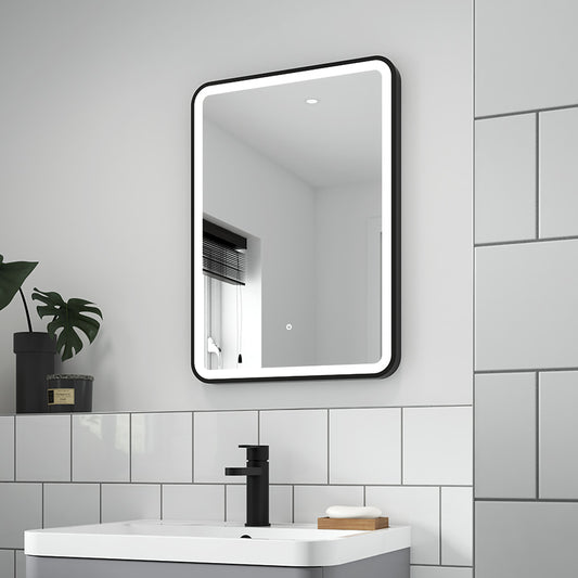 Nuie Hydrus 700mm x 500mm Framed Mirror (3 colours) - Brandnew Bathroom