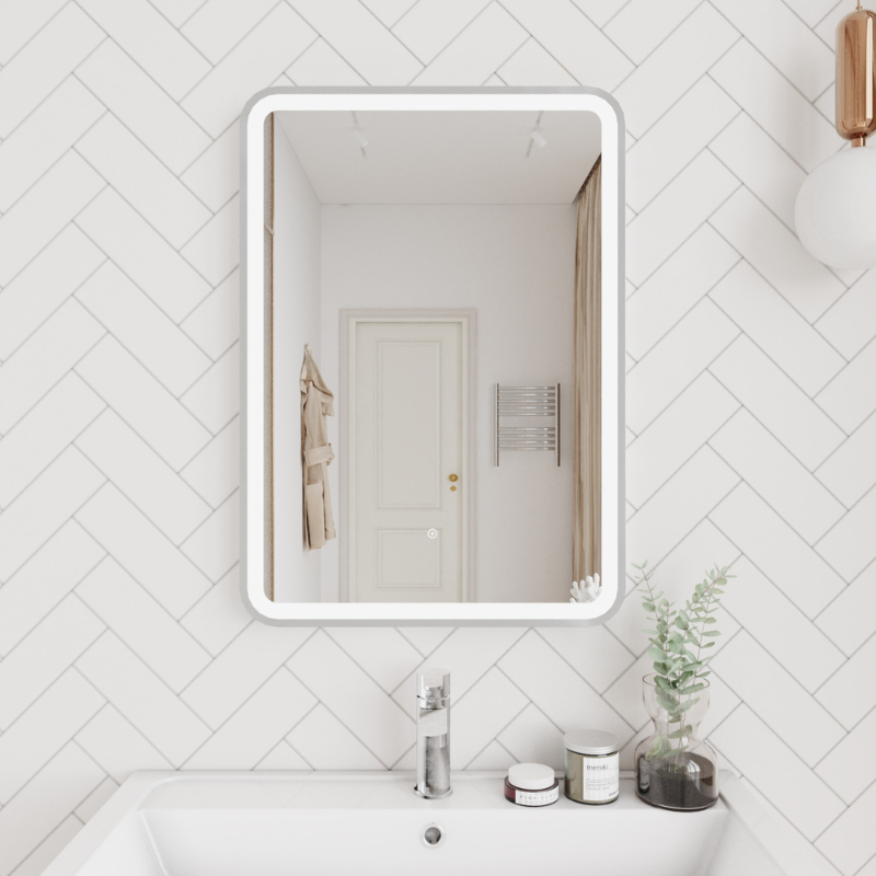 Nuie Hydrus 700mm x 500mm Framed Mirror (3 colours) - Brand New Bathrooms