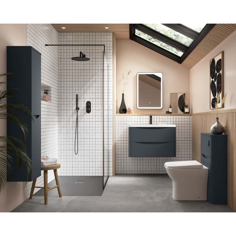 Nuie Arvan Twin Thermostatic Shower Valve With Diverter (1 size, 4 colours) - Brand New Bathrooms