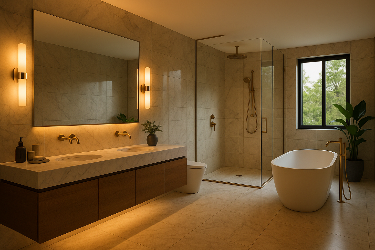 Luxury Bathroom Setting
