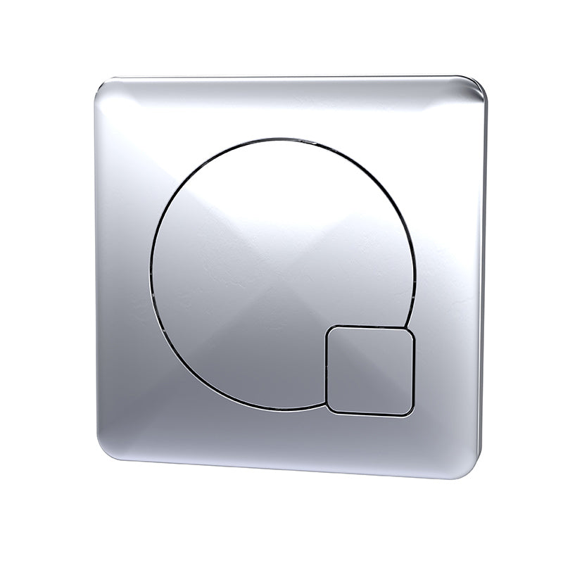 Nuie Ceramics Square Dual Flush Push Button (1 size, 4 colours) - Brand New Bathrooms
