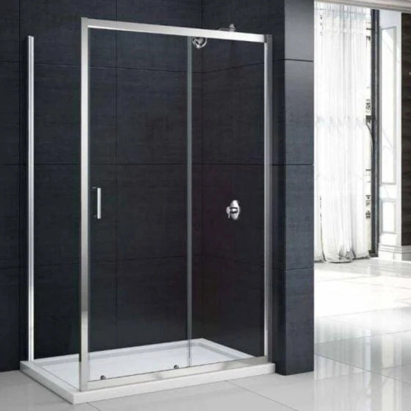 Merlyn MBOX | Loft Height Shower Side Panel (2 sizes, Polished Chrome)