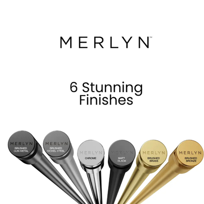 Merlyn 8mm Wetroom Panel | Wetroom Walk-In Shower (13 sizes, 6 colours, 2 glass styles)