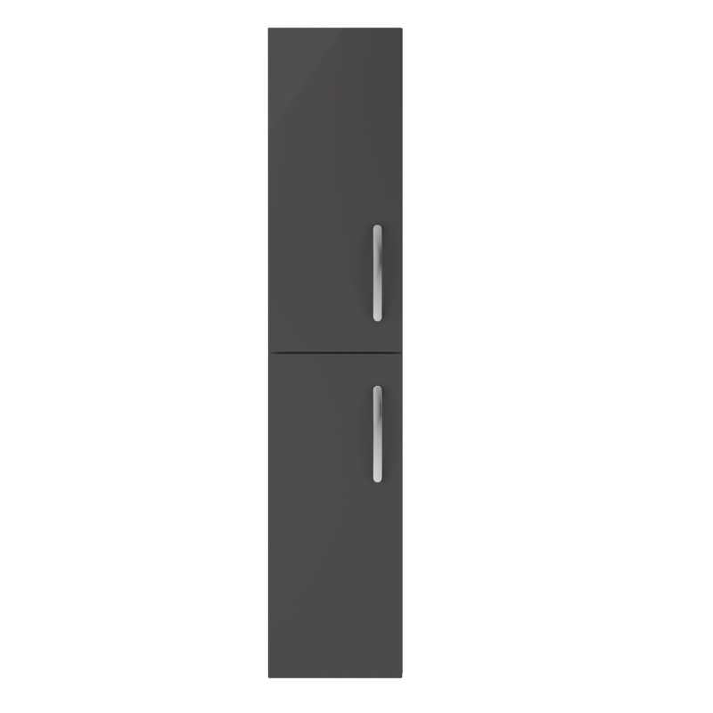 Nuie Athena Wall Hung Tall Unit 2 Door (2 sizes, 4 colours) - Brand New Bathrooms