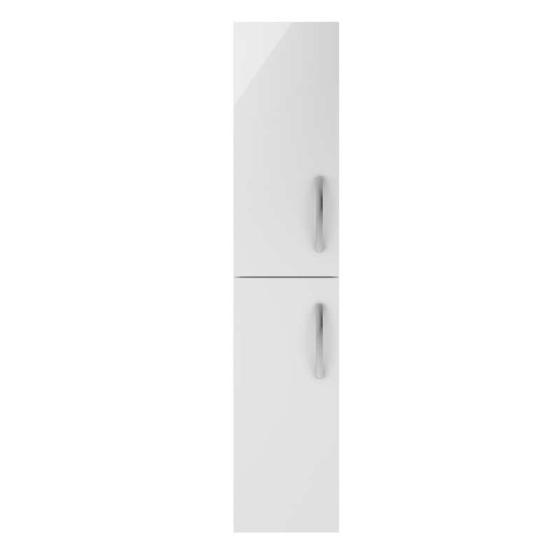 Nuie Athena Wall Hung Tall Unit 2 Door (2 sizes, 4 colours) - Brand New Bathrooms