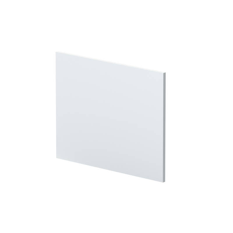 Brand New Bathrooms - Nuie Urban L-Shape Square Shower Bath Panel (2 sizes, White)