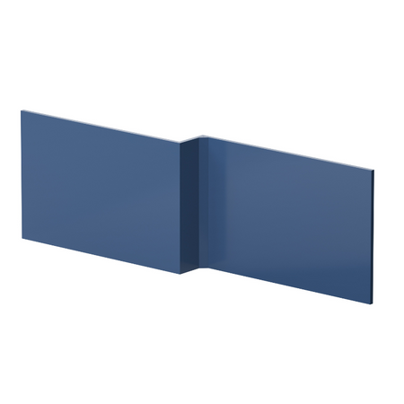 Brand New Bathrooms - Nuie Urban L-Shape Square Shower Bath Panel  (2 sizes, Blue)