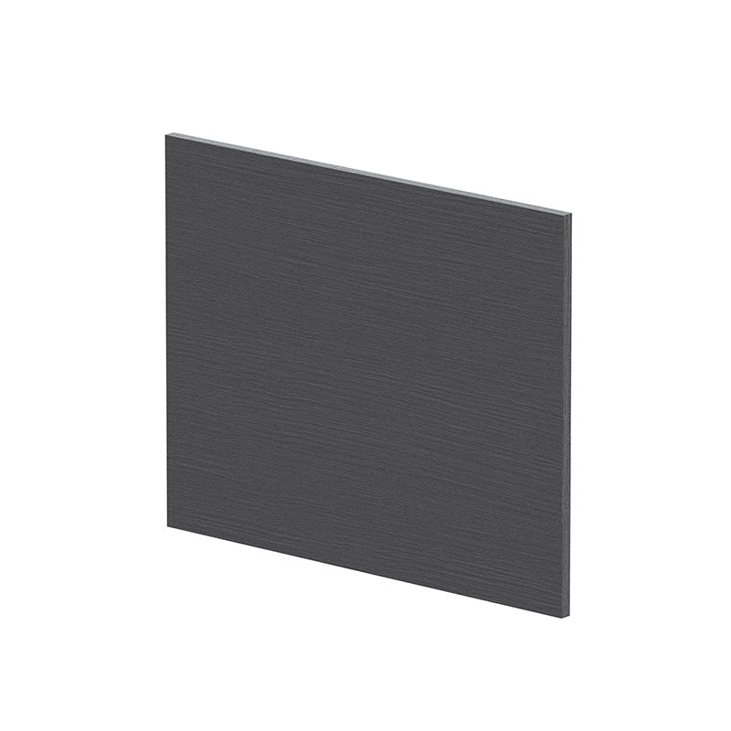 Nuie 700mm L Shape Square Shower Bath End Panel (Grey) - Brandnew Bathroom