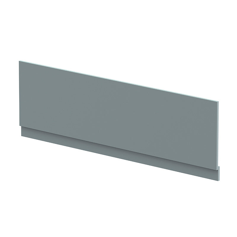 Nuie 1700mm Straight Bath Front Panel & Plinth (Grey) - Brandnew Bathroom
