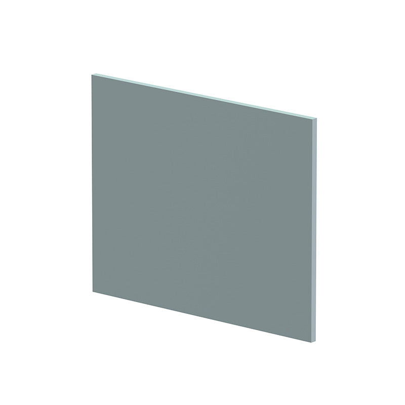 Nuie 700mm L Shape Square Shower Bath End Panel (Grey) - Brandnew Bathroom