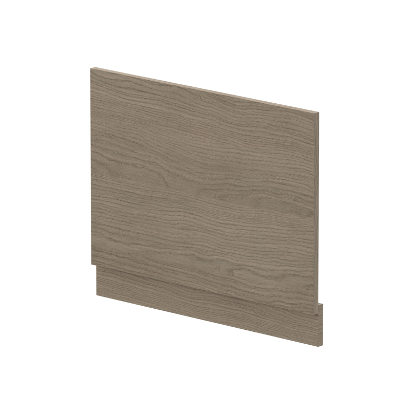 Nuie Straight Front Panel & Plinth (5 sizes, Oak) - Brandnew Bathroom