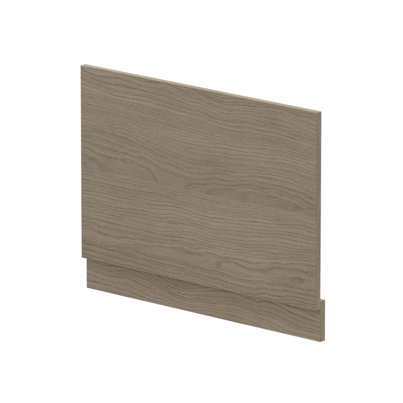 Nuie Straight Front Panel & Plinth (5 sizes, Oak) - Brandnew Bathroom