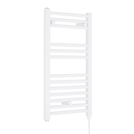 Nuie Electric Towel Rail (300, 500, 750 Watts, Gloss White) - Brand New Bathrooms