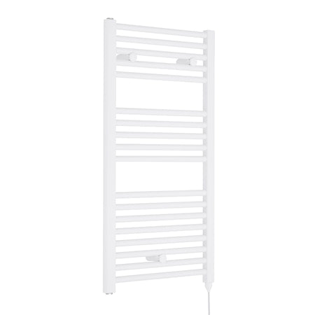 Nuie Electric Towel Rail (300, 500, 750 Watts, Gloss White) - Brand New Bathrooms