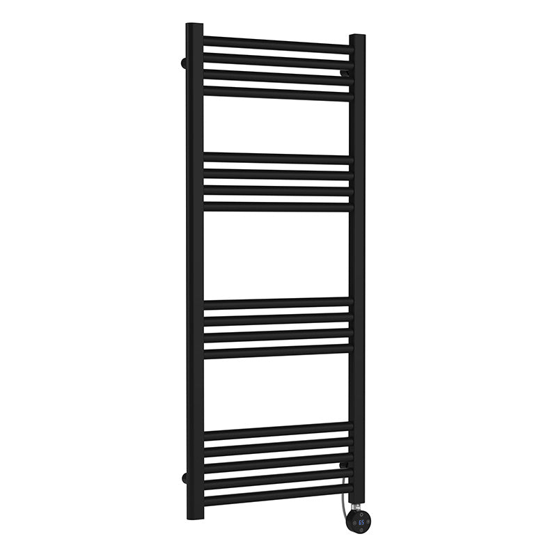 Nuie Electric Ladder Rails Electric Round Tube Towel Rail with 17 Bars (1 size, 4 colours) - Brand New Bathrooms