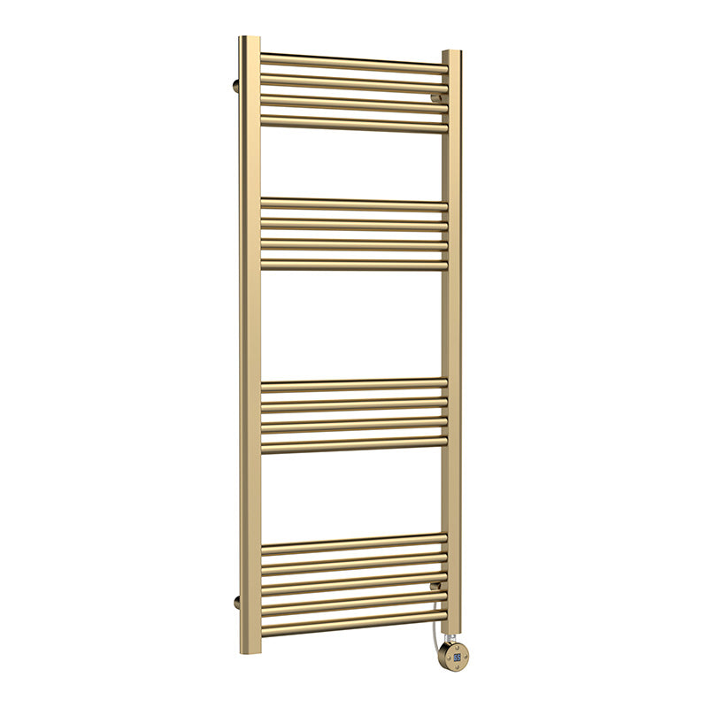 Nuie Electric Ladder Rails Electric Round Tube Towel Rail with 17 Bars (1 size, 4 colours) - Brand New Bathrooms