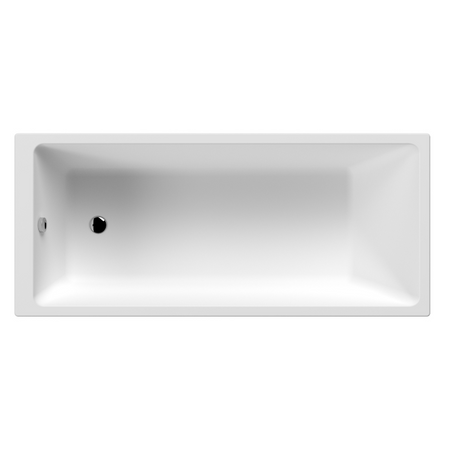Nuie Thin Edge Single Ended Bath (1 size, White) - Brandnew Bathroom