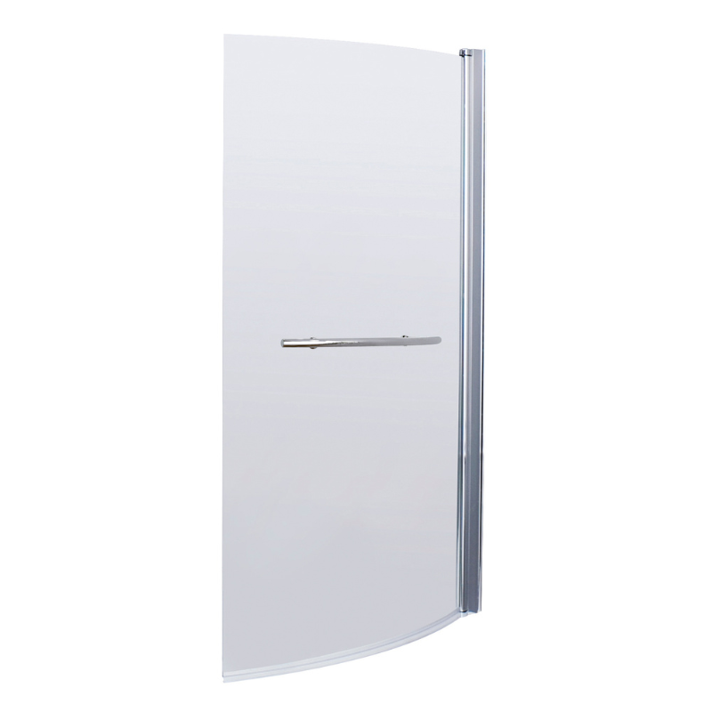 Nuie Curved B-Bath Screen (2 sizes, Chrome) - Brandnew Bathroom