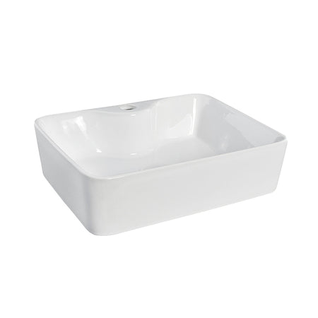 Nuie Rectangular Vessel Basin (2 sizes, White) - Brand New Bathrooms