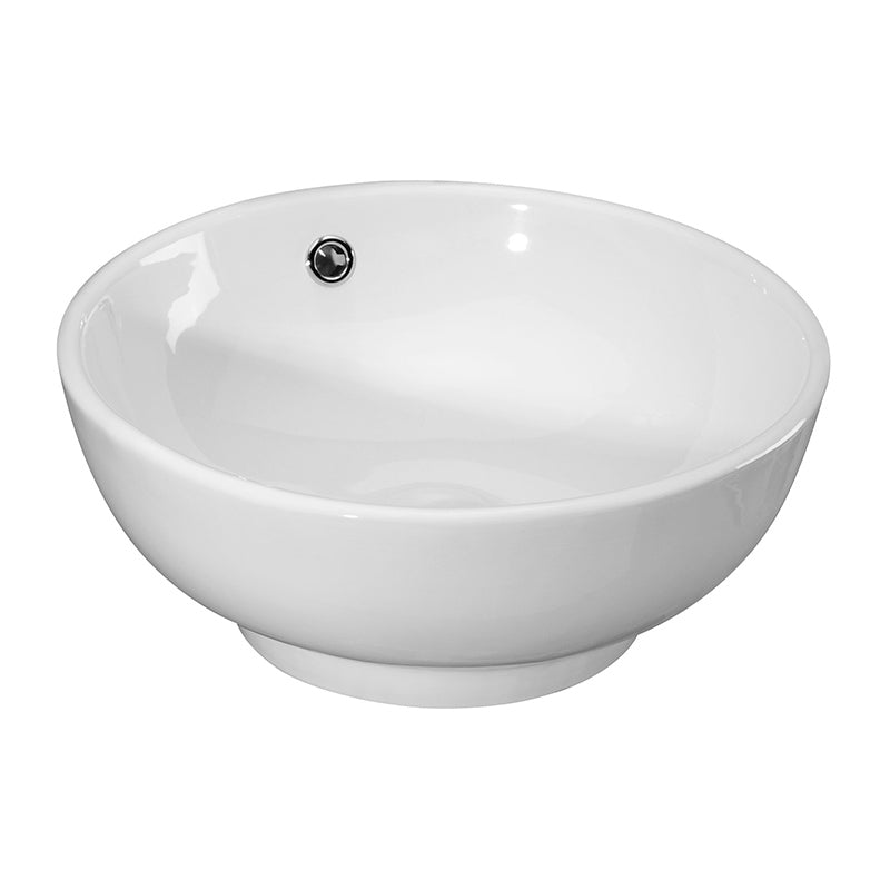 Nuie Round Vessel Basin (1 size, White) - Brand New Bathrooms