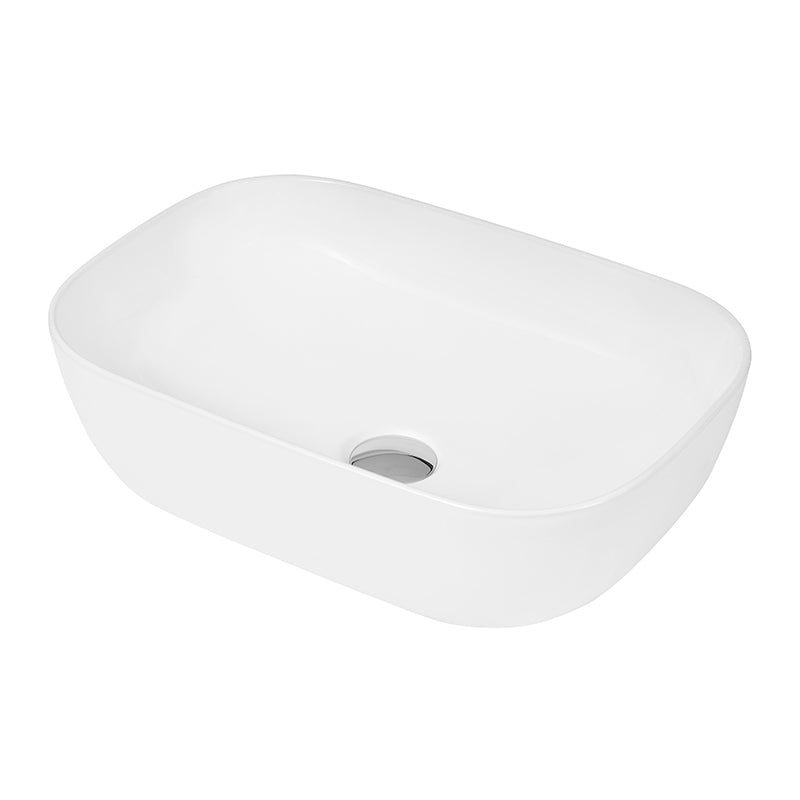 Nuie Rectangular Vessel Basin (1 size, White) - Brand New Bathrooms
