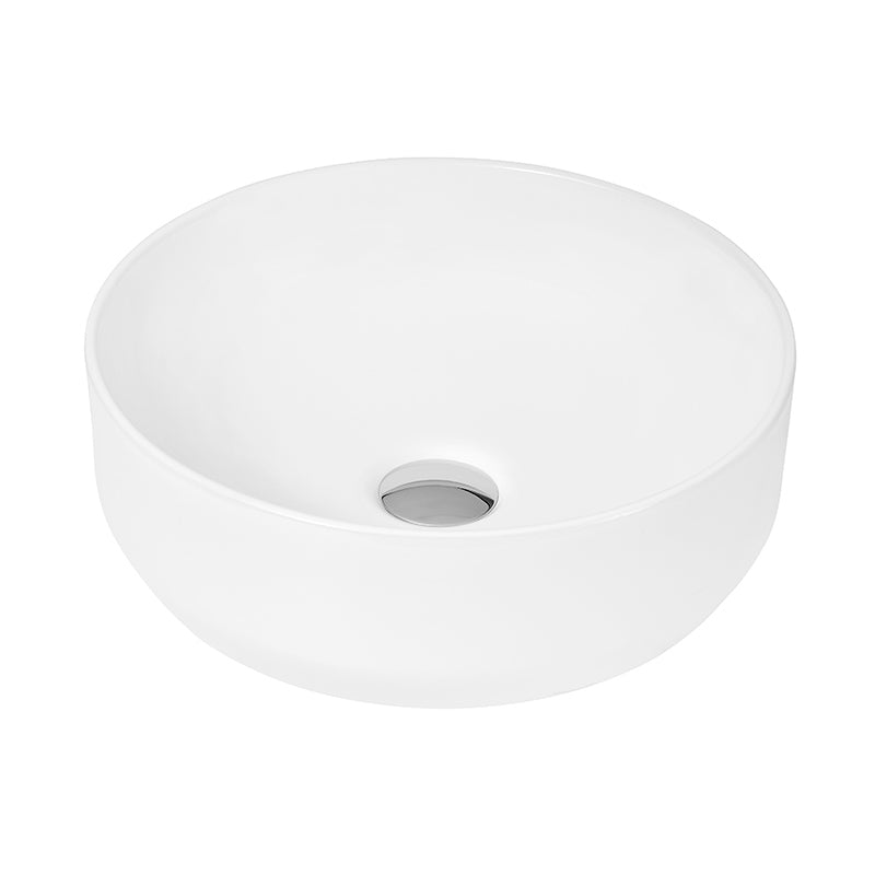 Nuie Round Vessel Basin (1 size, White) - Brand New Bathrooms