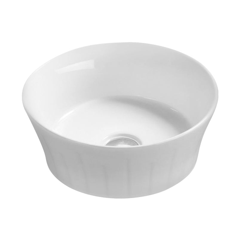 Nuie Round Vessel Basin (1 size, White) - Brand New Bathrooms