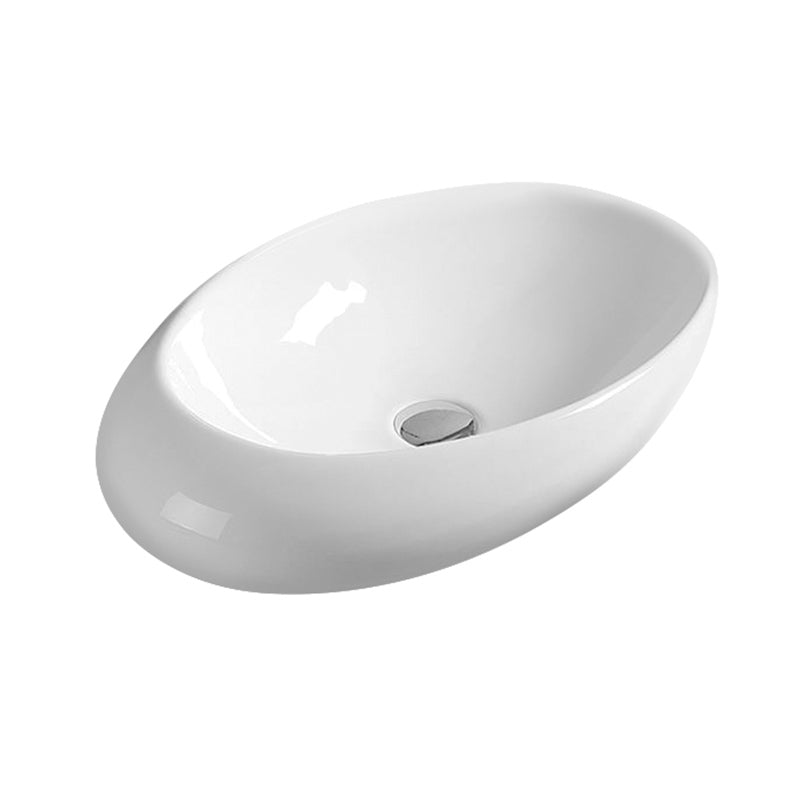 Nuie Oval Vessel Basin (2 sizes, White) - Brand New Bathrooms