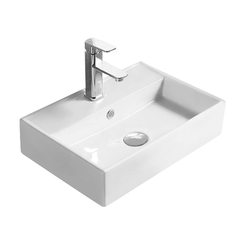 Nuie Rectangular Vessel Basin (1 size, White) - Brand New Bathrooms