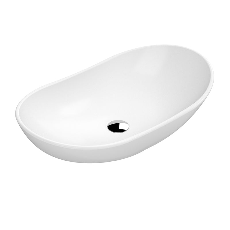 Nuie Luxe Vessel Basin (2 sizes, Matt White) - Brand New Bathrooms