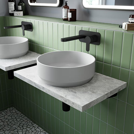 Nuie Luxe Round Vessel Basin (1 size, 3 colours) - Brand New Bathrooms