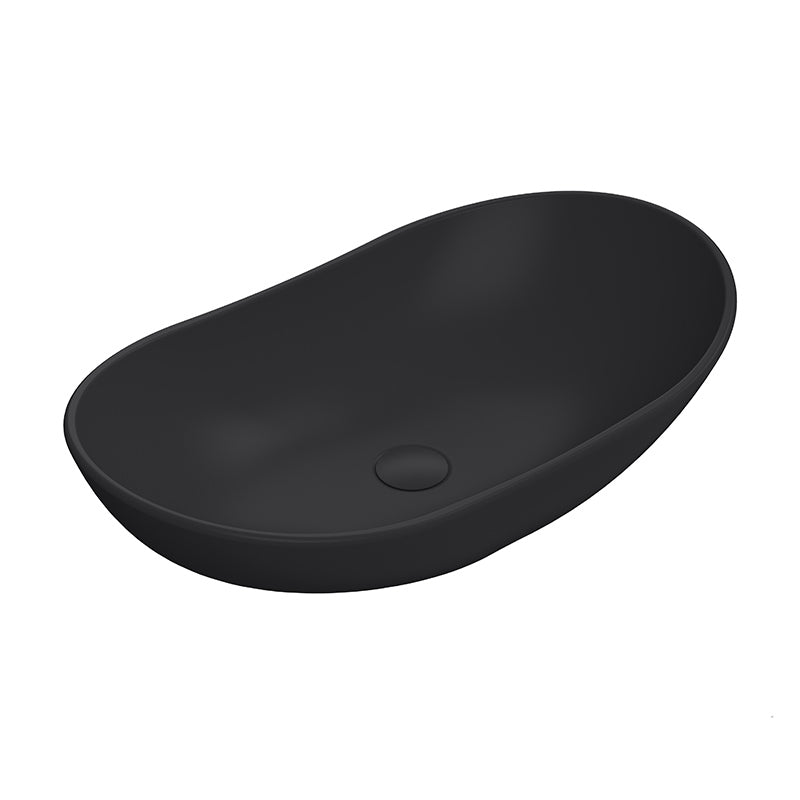 Nuie Luxe Round Vessel Basin (1 size, Matt Black) - Brand New Bathrooms