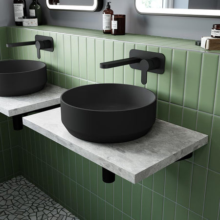 Nuie Luxe Round Vessel Basin (1 size, 3 colours) - Brand New Bathrooms