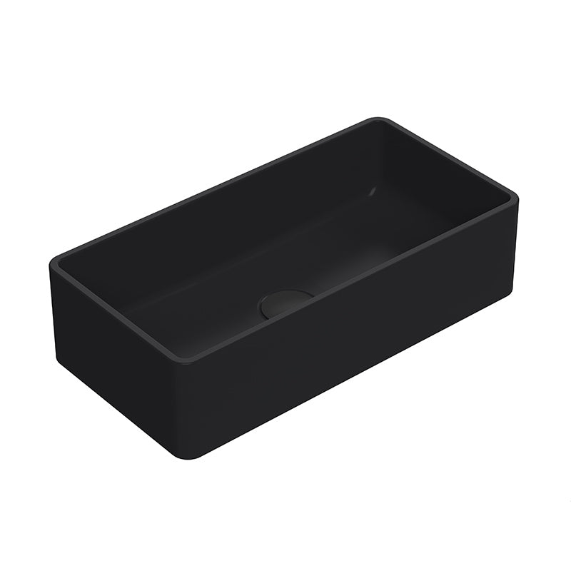 Nuie Luxe Rectangular Vessel Basin (1 size, 2 colours) - Brand New Bathrooms