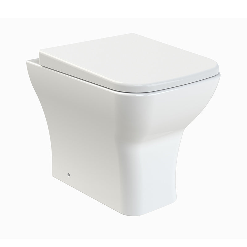 Nuie Ava Back To Wall Pan & Soft Close Seat (1 size, White) - Brand New Bathrooms