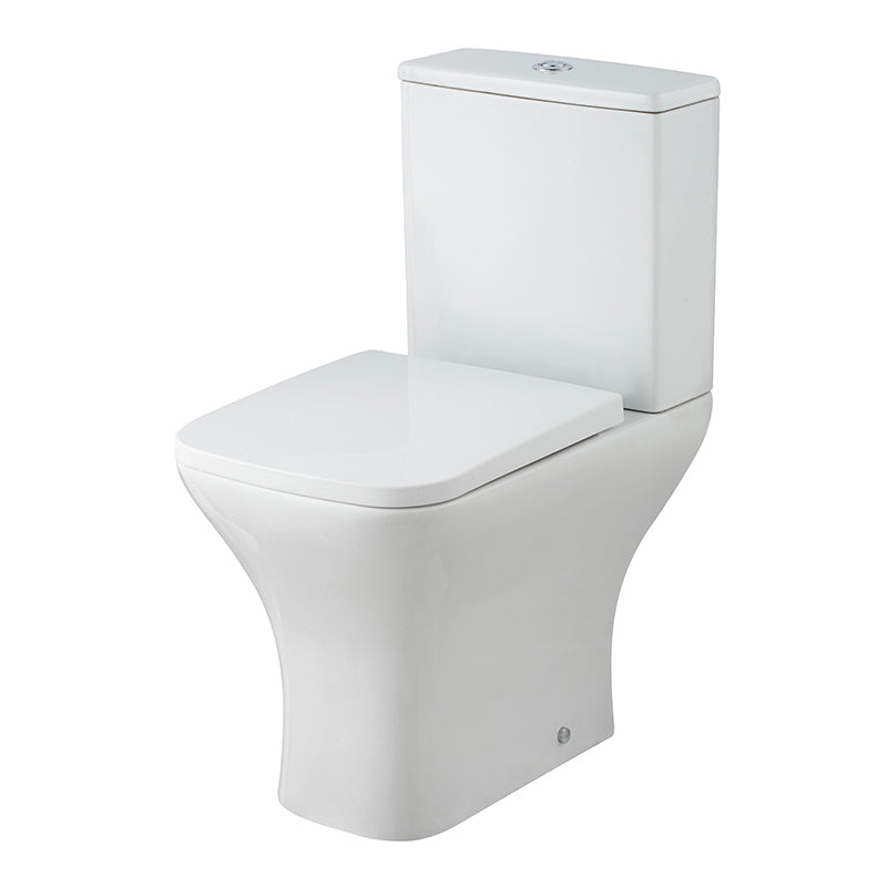 Nuie Ava Toilet Pan, Cistern & Seat (1 size, White) - Brand New Bathrooms