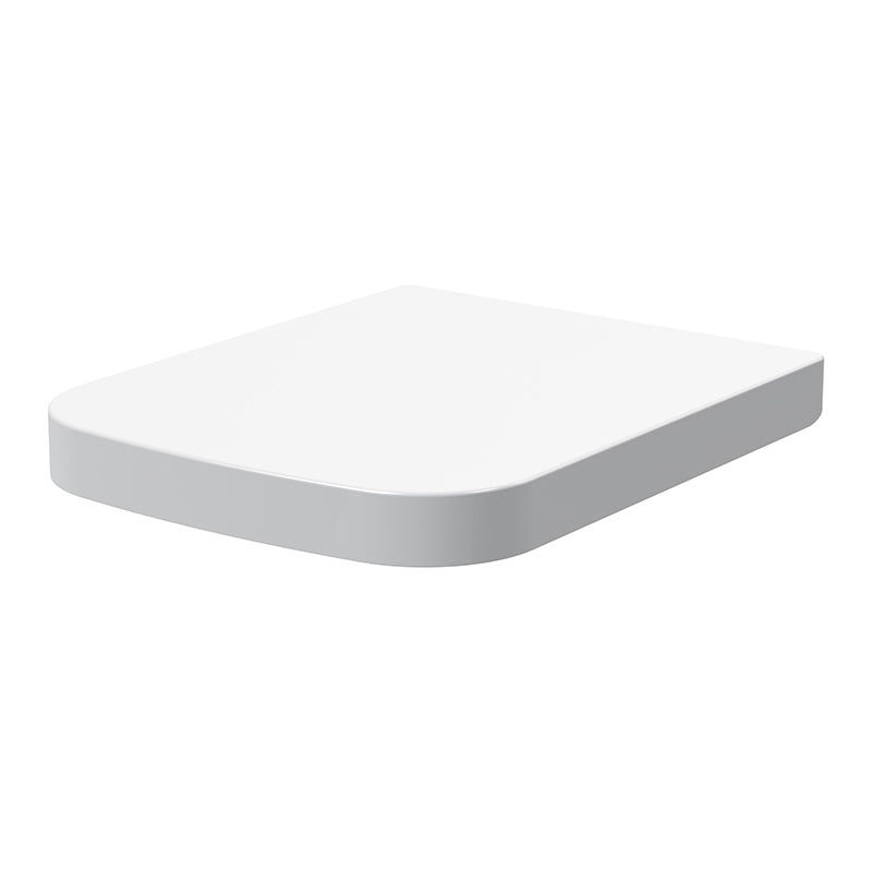 Nuie Square Wrapover Soft Close Top Fix Toilet Seat (2 sizes, White) - Brand New Bathrooms
