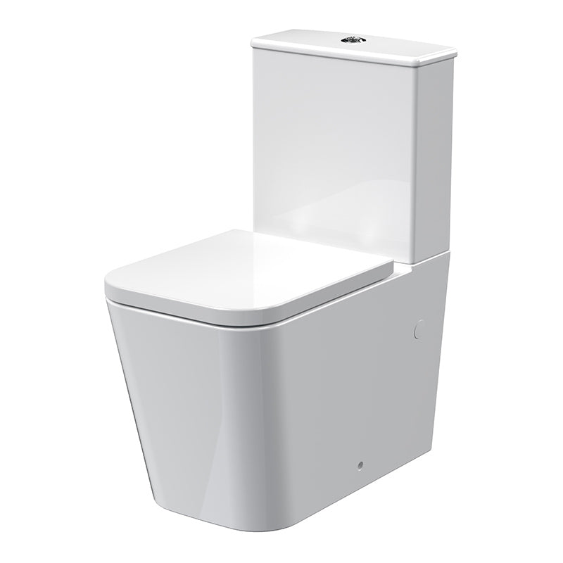 Nuie Ava Toilet Pan, Cistern & Seat (1 size, White) - Brand New Bathrooms