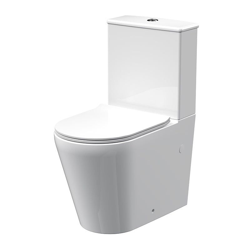 Nuie Freya Toilet Pan, Cistern & Seat (1 size, White) - Brand New Bathrooms