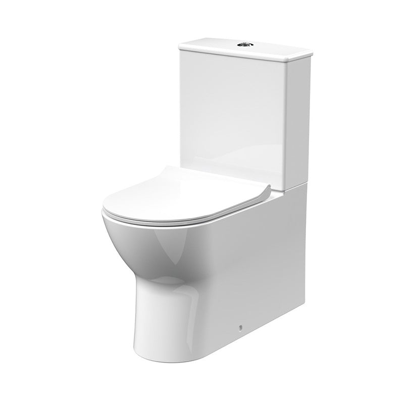 Nuie Freya Toilet Pan, Cistern & Seat (1 size, White) - Brand New Bathrooms