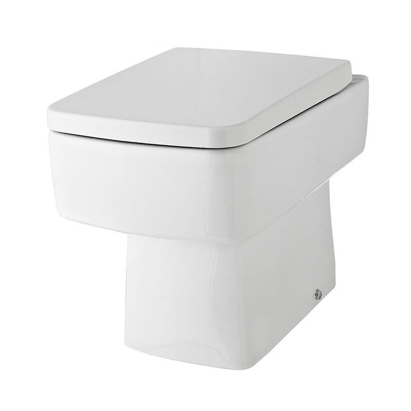 Nuie Bliss Back to Wall Toilet Pan (1 size, White) - Brand New Bathrooms