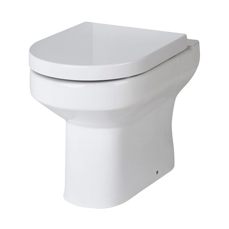 Nuie Harmony Back to Wall Toilet Pan (1 size, White) - Brand New Bathrooms