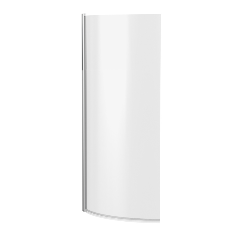 Nuie Curved P-Bath Screen (1 size, 2 colours) - Brandnew Bathroom