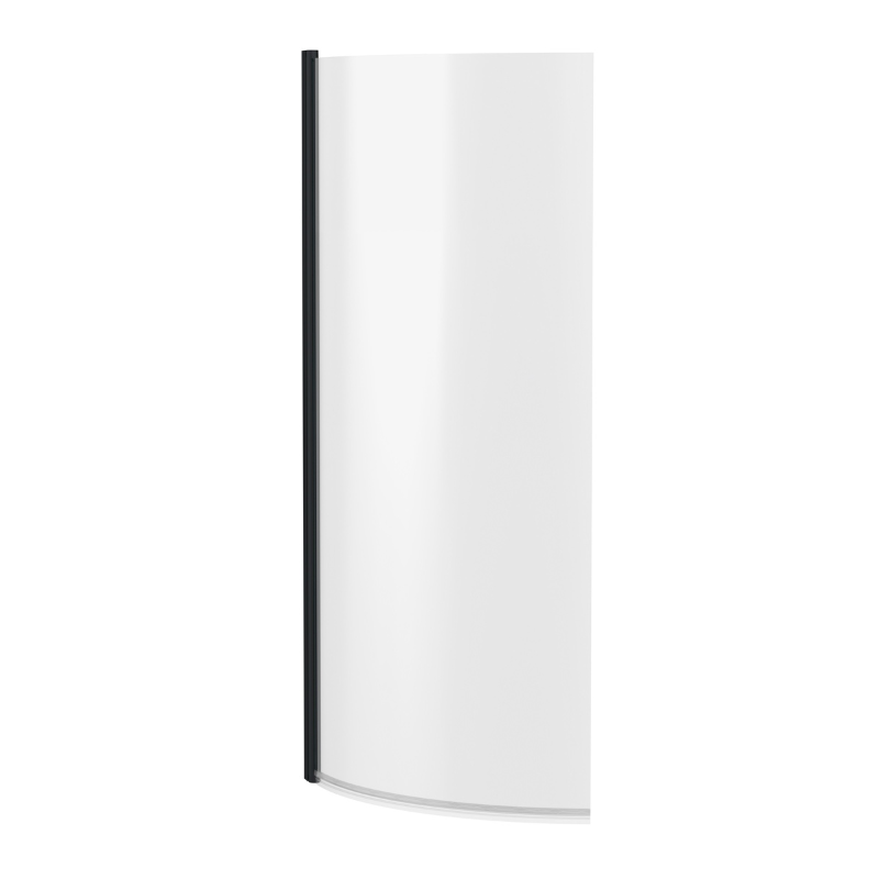 Nuie Curved P-Bath Screen (1 size, 2 colours) - Brandnew Bathroom