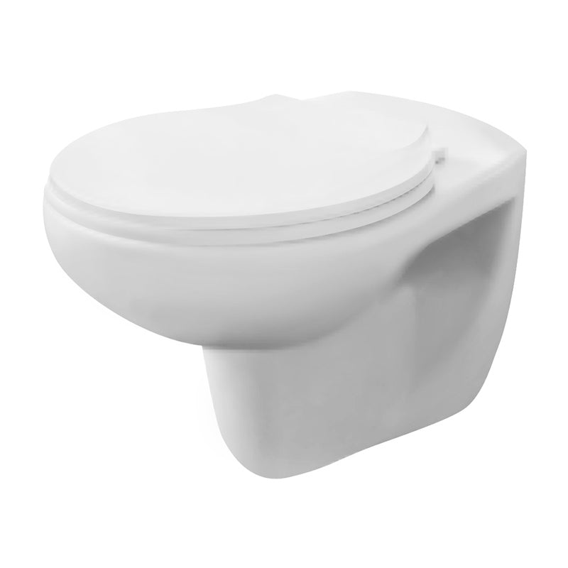 Nuie Melbourne Wall Hung Toilet Pan (1 size, White) - Brand New Bathrooms