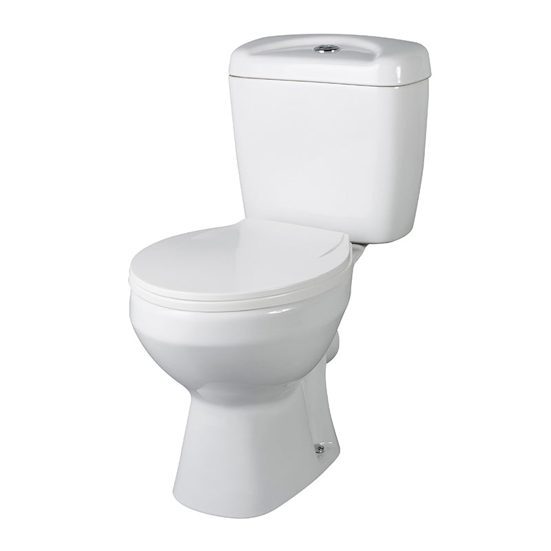 Nuie Melbourne Toilet Pan, Seat & Cistern (1 size, White) - Brand New Bathrooms