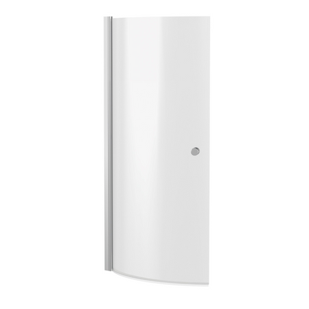 Brand New Bathrooms - Nuie Curved P-Bath Screen  (2 Style, Blue)