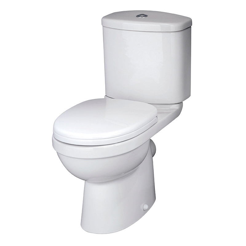 Nuie Ivo Toilet Pan, Seat & Cistern (1 size, White) - Brand New Bathrooms